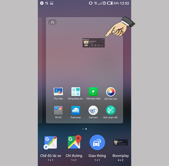 Thêm Widget vào màn hình
